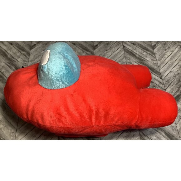 Among Us Plush Kids Pillow Buddy Red Crewmate  Toy 16" Gaming Squishy Cuddle - Picture 4 of 5